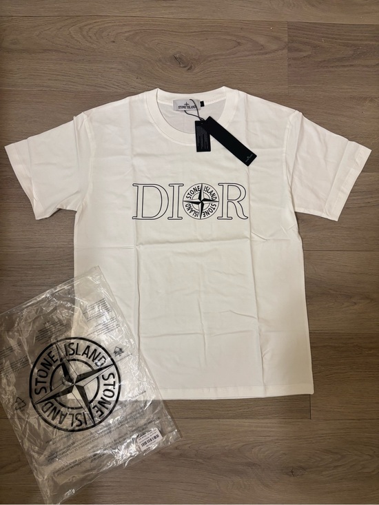 Dior Other - Dior White Short-Sleeve Logo Crewneck T-Shirt